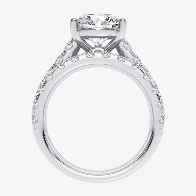 (H-I / SI1-SI2) Signature By Modern Bride Womens 5 CT. T.W. Lab Grown White Diamond 14K Gold Pear Bridal Set