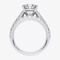 (H-I / SI1-SI2) Signature By Modern Bride Womens 5 CT. T.W. Lab Grown White Diamond 14K Gold Oval Bridal Set