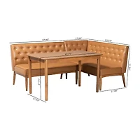 Riordan Dining Room Collection 3-pc. Rectangular Dining Set