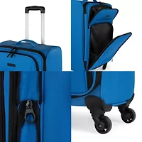 Swiss Mobility DEN Collection 20"  Spinner Softside Carry-on Luggage