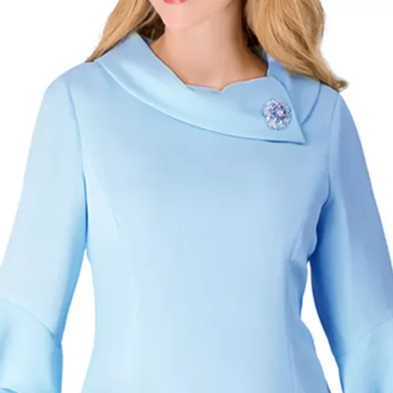 Giovanna Signature 3/4 Sleeve Shift Dress - Plus