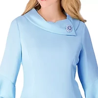 Giovanna Signature 3/4 Sleeve Shift Dress - Plus