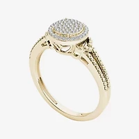 1/ CT.T.W. Natural Diamond 10K Yellow Gold Engagement Ring