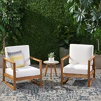 Belgian 2-pc. Upholstered Club Chair