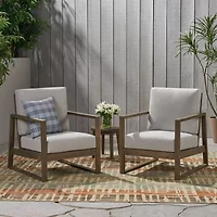 Belgian 2-pc. Upholstered Club Chair