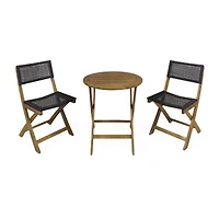 Hillside 3-pc. Bistro Set Folding