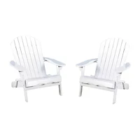 Hanlee 2-pc. Folding Adriondack Chair