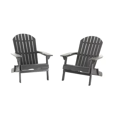 Hanlee 2-pc. Folding Adriondack Chair