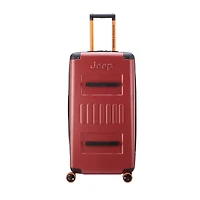 Jeep Trunk 28 Inch Hardside Expandable Checked Spinner Luggage