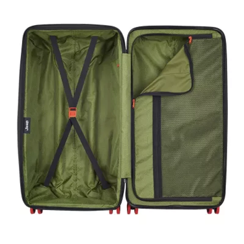 Jeep Trunk 28 Inch Hardside Expandable Checked Spinner Luggage