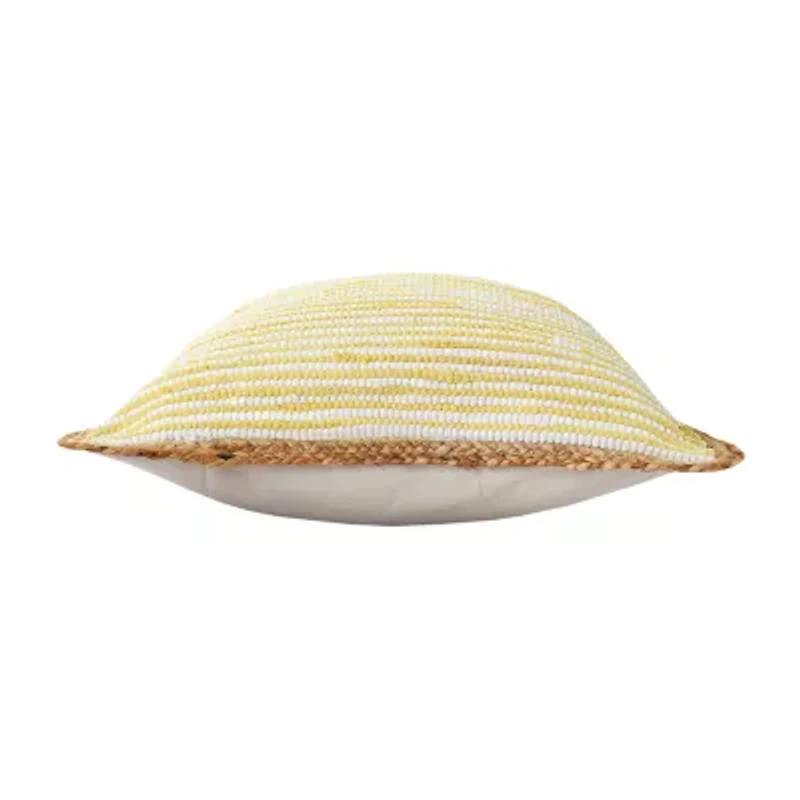 LR Home Rahis Modern Square Throw Pillow