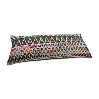 LR Home Cirra Chevron Lumbar Pillow