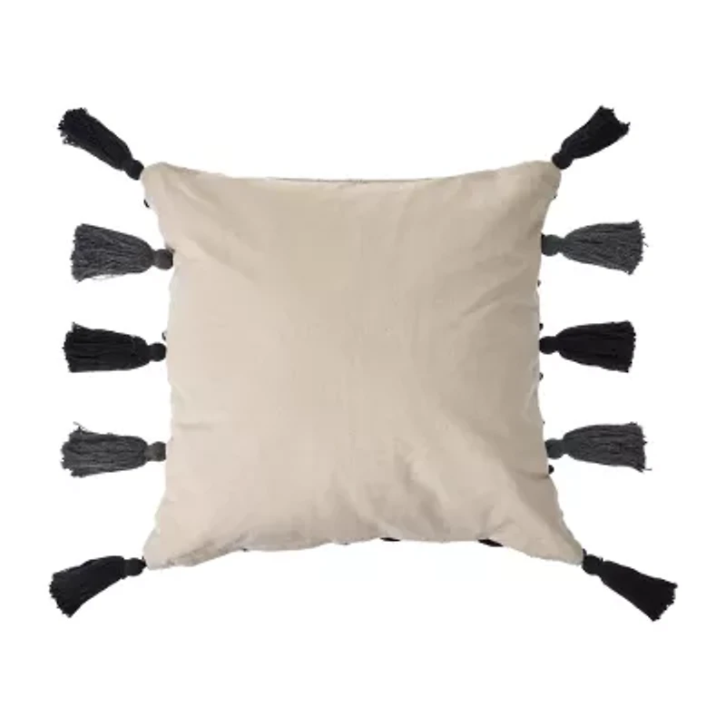 LR Home Eva Modern Square Throw Pillow