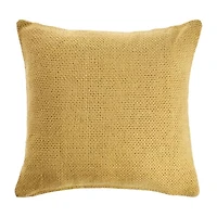 LR Home Designed By Evette Rios Fery Solid Square Throw Pillow