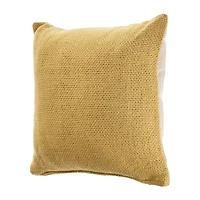 LR Home Designed By Evette Rios Fery Solid Square Throw Pillow