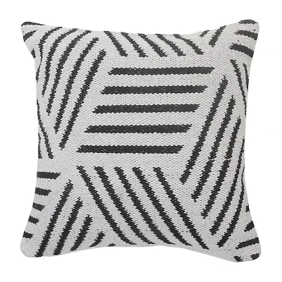 LR Home Erri Modern Square Throw Pillow