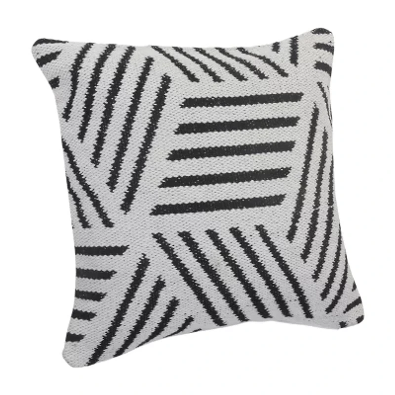 LR Home Erri Modern Square Throw Pillow