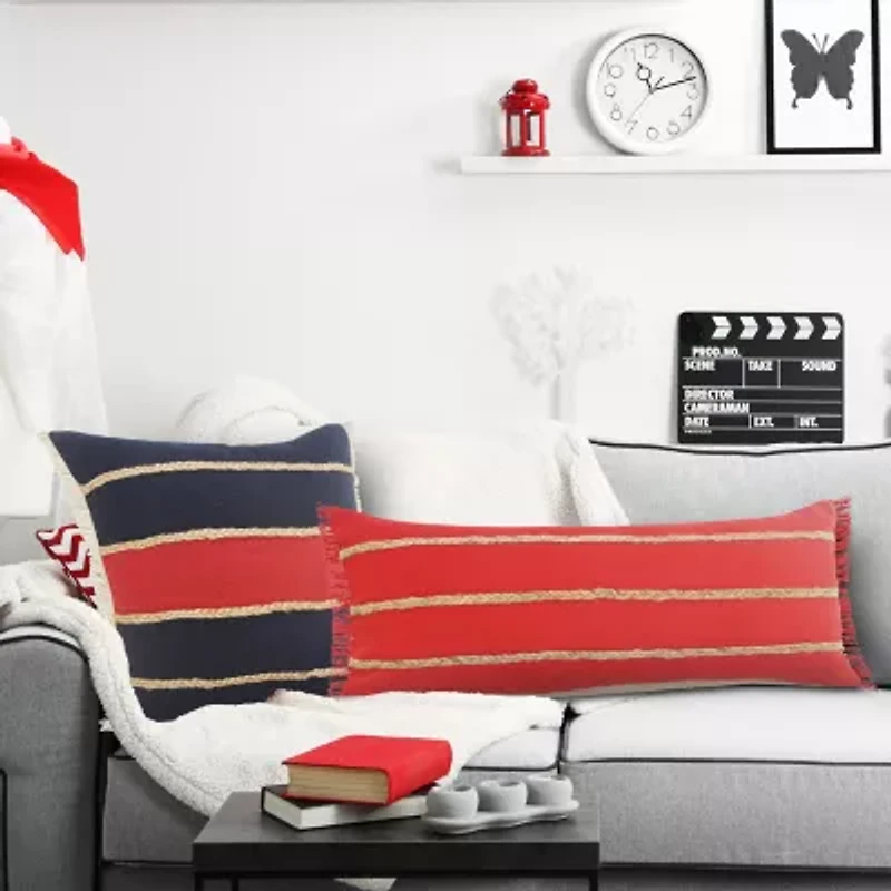 LR Home Luis Nautical Lumbar Pillow