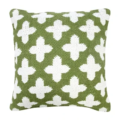 LR Home Designed By Evette Rios Cole Modern Square Throw Pillow