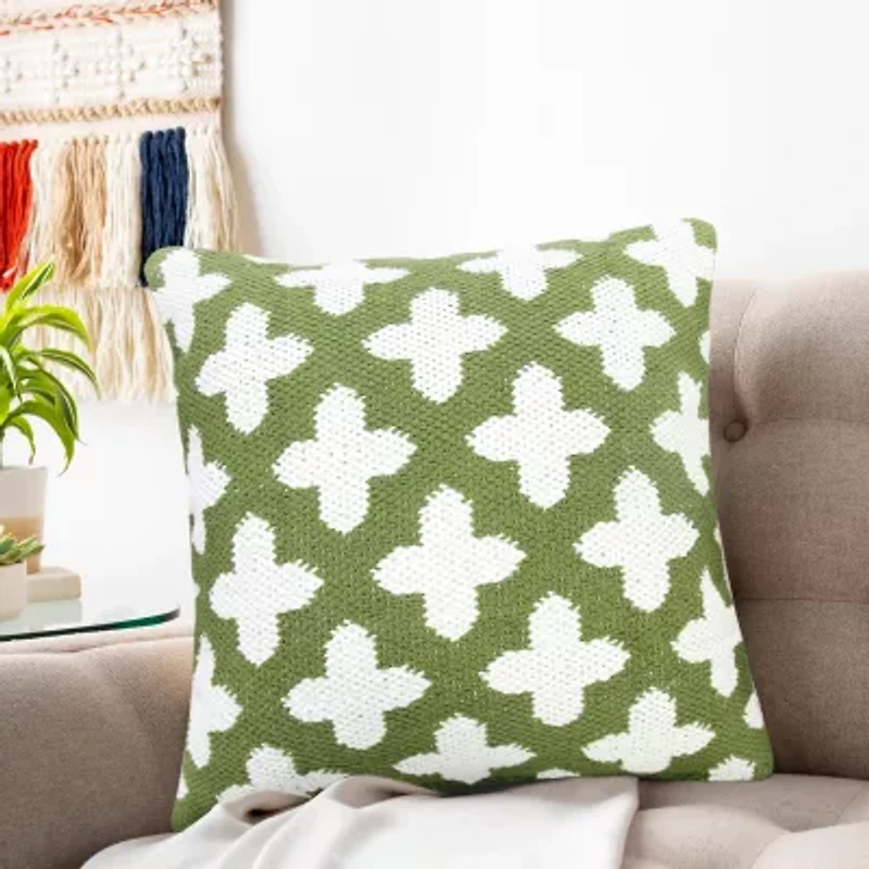LR Home Cole Modern Square Throw Pillow