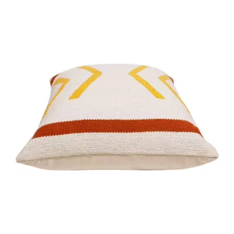 LR Home Designed By Evette Rios Amari Southwestern Square Throw Pillow