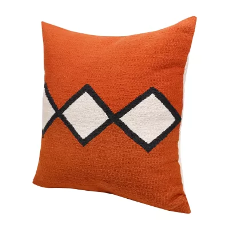 LR Home Designed By Evette Rios Arlo Southwestern Square Throw Pillow
