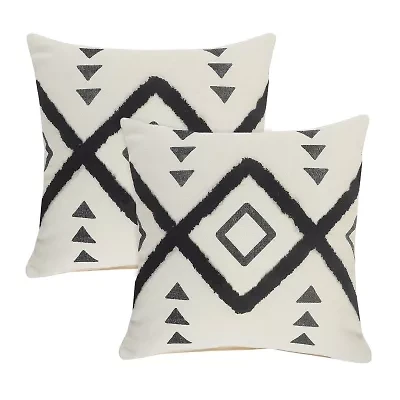 LR Home Designed By Evette Rios Abel Dia Set 2 Square Throw Pillow