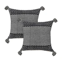 LR Home Nas Geo Set 2 Square Throw Pillow