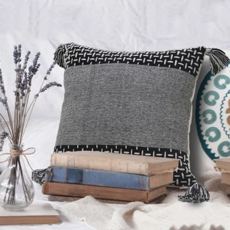 LR Home Nas Geo Set 2 Square Throw Pillow