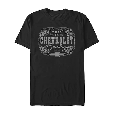 Mens Short Sleeve Chevrolet Graphic T-Shirt