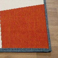 LR Home Modern Geometric 24"X36" Indoor Outdoor Rectangular Accent Rug