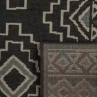 LR Home Tribal Bohemian Indoor Outdoor Rectangular Area Rug