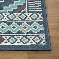LR Home Tribal Bohemian Indoor Outdoor Rectangular Area Rug