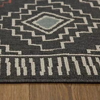 LR Home Tribal Bohemian Indoor Outdoor Rectangular Area Rug