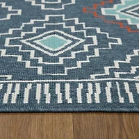 LR Home Tribal Bohemian Indoor Outdoor Rectangular Area Rug