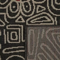 LR Home Abstract Tribal Indoor Outdoor Rectangular Area Rug