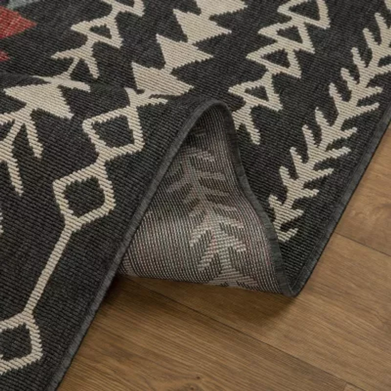 LR Home Tribal Eclectic Indoor Outdoor Rectangular Area Rug