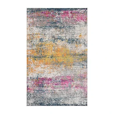 Amer Rugs Montana Blesilda Abstract Loomed 31" X 96" Indoor Rectangular Runner