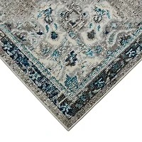 Amer Rugs Montana Nieves Medallion Loomed 31" X 96" Indoor Rectangular Runner