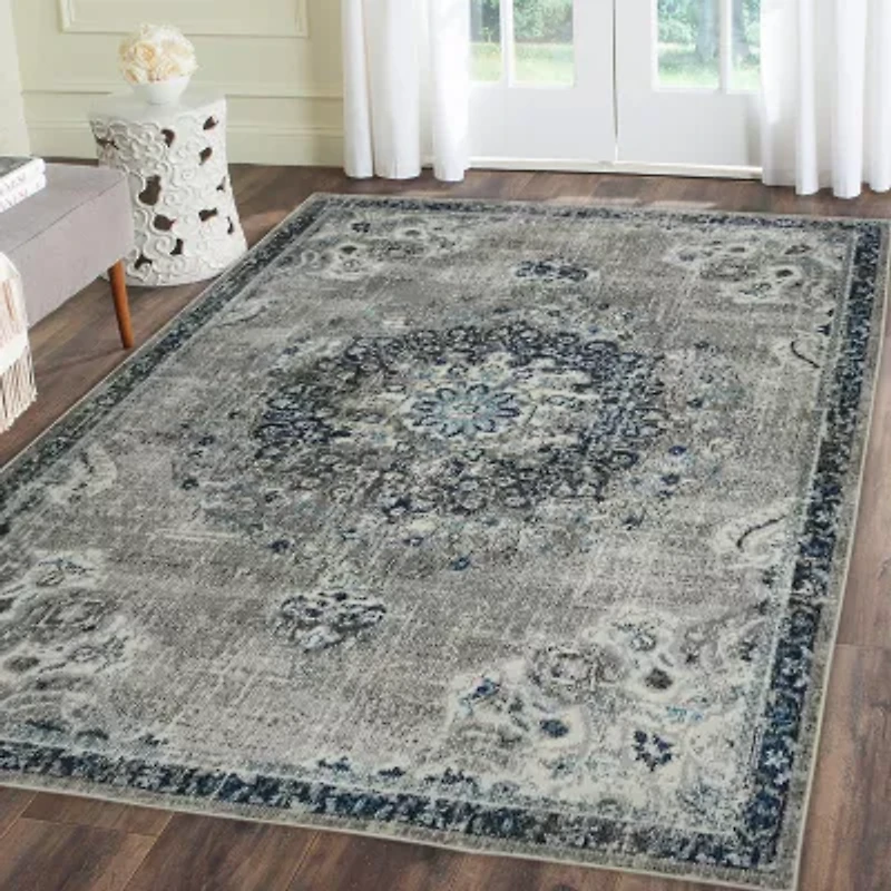 Amer Rugs Montana Nieves Medallion Loomed 5'3" X 7'6" Indoor Rectangular Area Rug