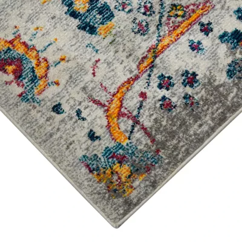 Amer Rugs Montana Glaiza Floral Loomed 31" X 96" Indoor Rectangular Runner