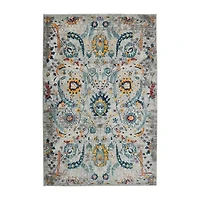 Amer Rugs Montana Glaiza Floral Loomed 5'3" X 7'6" Indoor Rectangular Area Rug