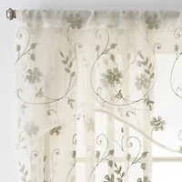 JCPenney Home Malta Rod Pocket Sheer Single Curtain Panel