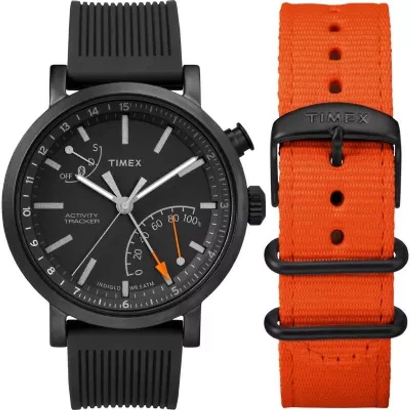Timex Mens Black Smart Watch Twg012600za