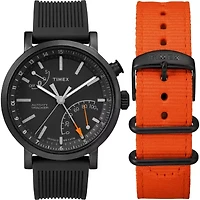 Timex Mens Black Smart Watch Twg012600za