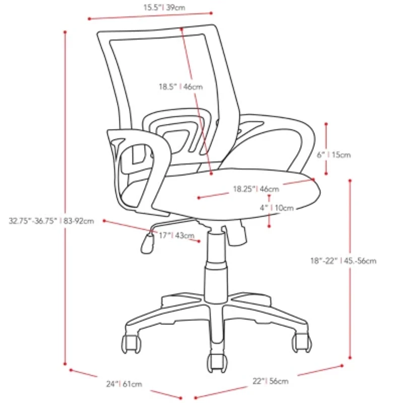 Workspace Mesh Back Office Chair