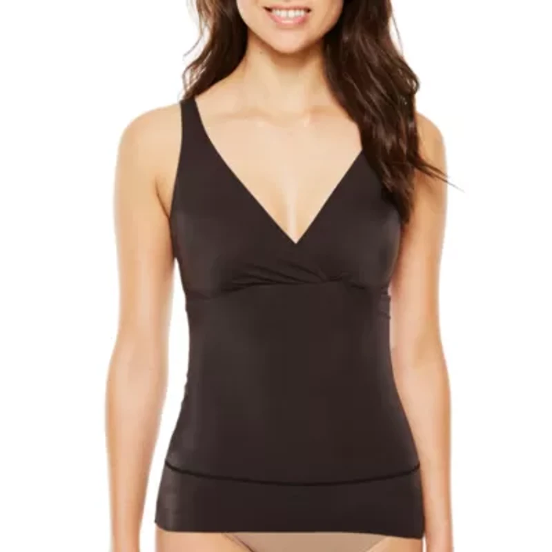 Ambrielle No Side-Show V-Neck Tummy Shaping Shapewear Camisole 167668