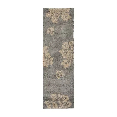 Safavieh Shag Collection Eric Geometric Runner Rug