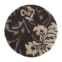 Safavieh Shag Collection Eric Geometric Round Area Rug