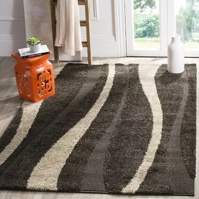 Safavieh Shag Collection Kimmee Abstract Area Rug